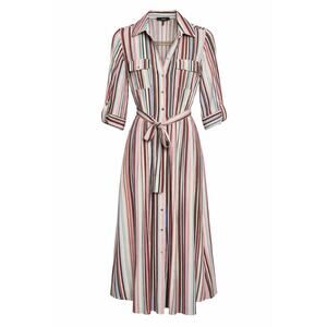 Torrid Multicolor Striped Button Down Shirt Dress Tie Waist 1X